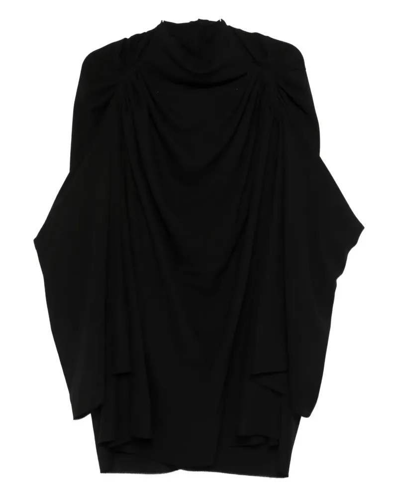 Rick Owens Drapiertes Kleid - Schwarz Schwarz