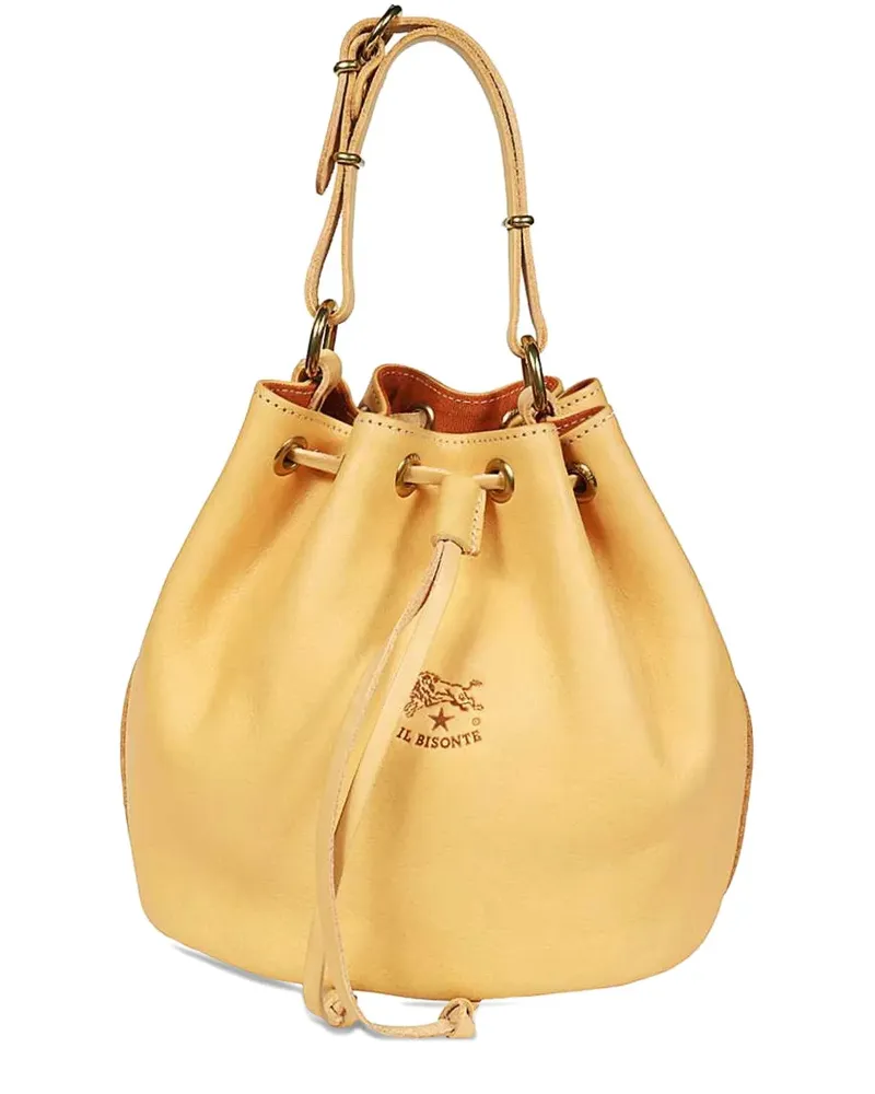 IL BISONTE Silvia Beuteltasche mit Quaste - Gelb Gelb