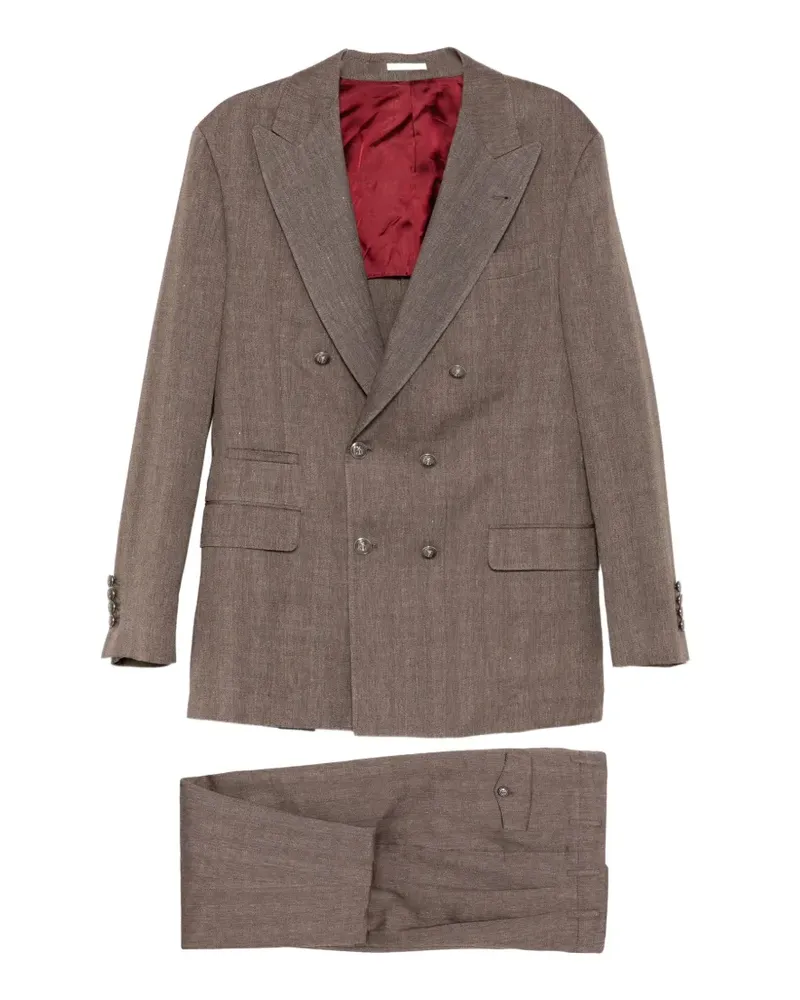 Brunello Cucinelli double-breasted suit - Braun Braun