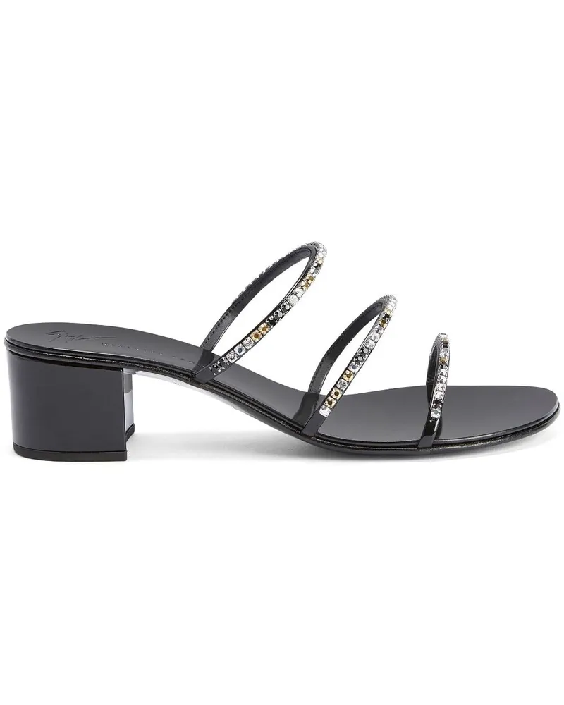 Giuseppe Zanotti Dark Colorful Sandalen 40mm - Schwarz Schwarz
