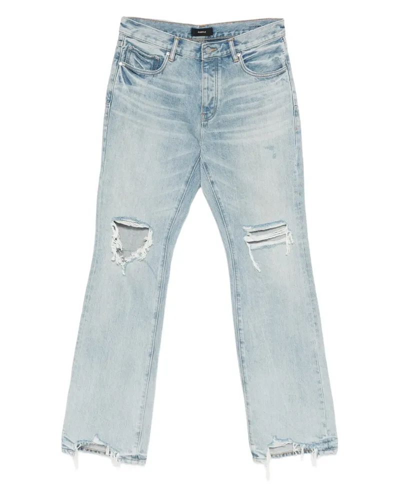PURPLE BRAND Lucca ripped faded jeans - Blau Blau