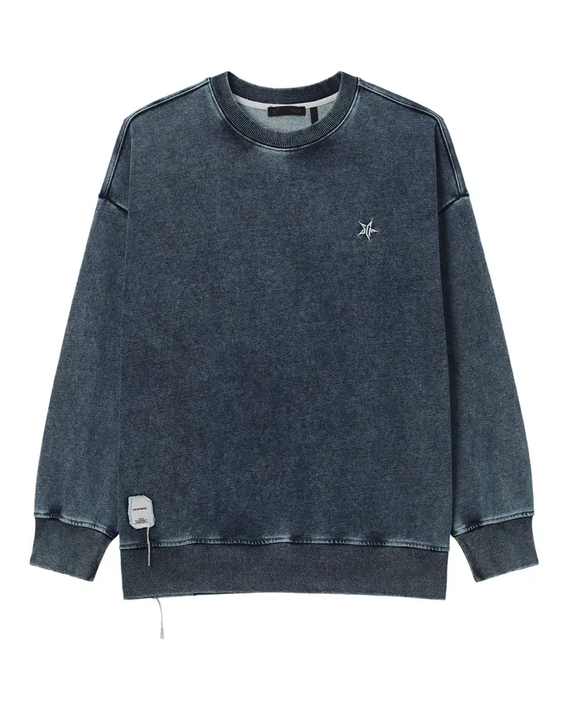FIVE CM Sweatshirt im Patchwork-Look - Blau Blau