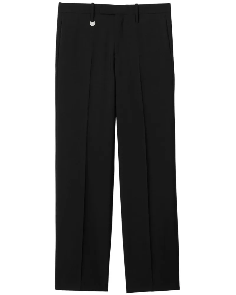 Burberry Hose mit geradem Bein - Schwarz Schwarz