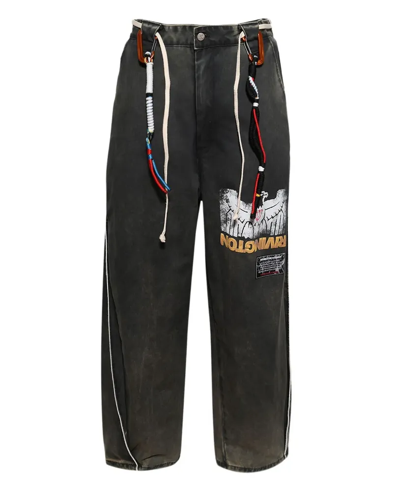 RRR123 Jeans aus Baumwolle - Schwarz Schwarz