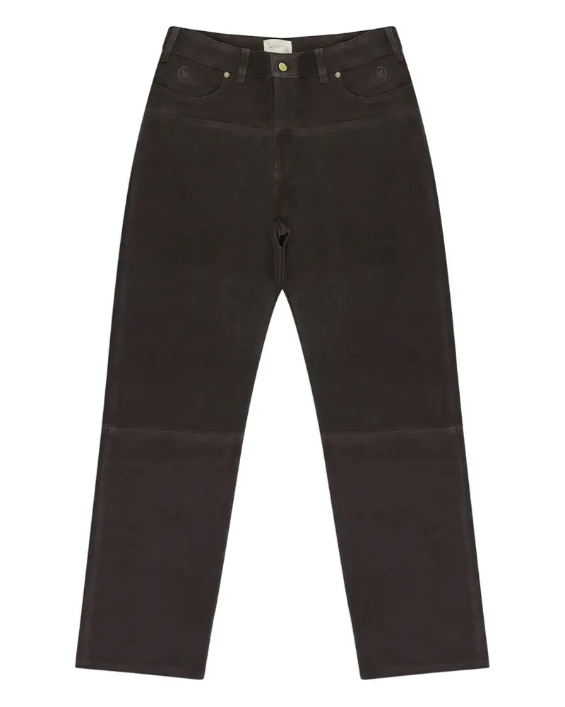 Aimé Leon Dore suede western trousers - Braun Braun