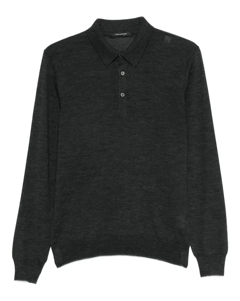 Tagliatore Palmer Poloshirt - Schwarz Schwarz