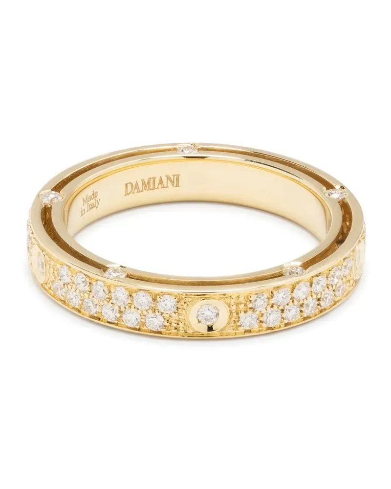 DAMIANI 18kt Gelbgoldring mit Diamanten Gelb