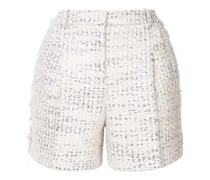 Tweed-Shorts in Metallic-Optik