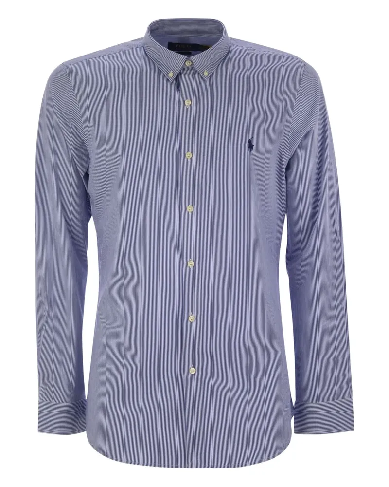 Ralph Lauren Gestreiftes Hemd - Blau Blau