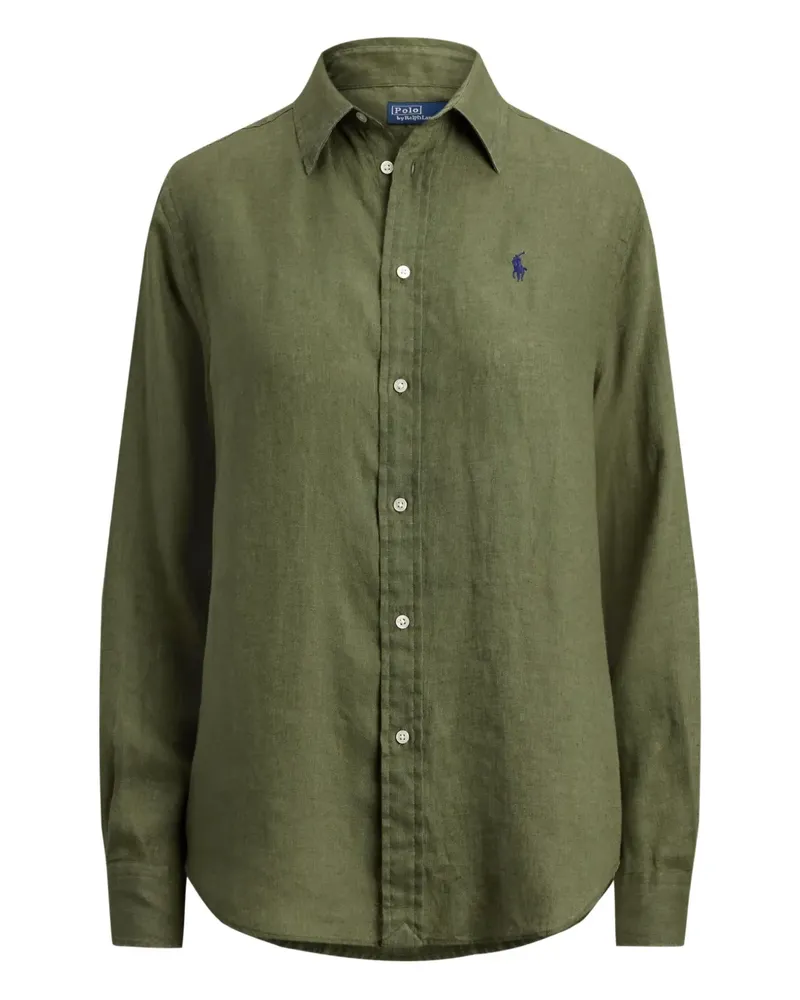 Ralph Lauren Hemd mit Polo Pony - Grün Grün