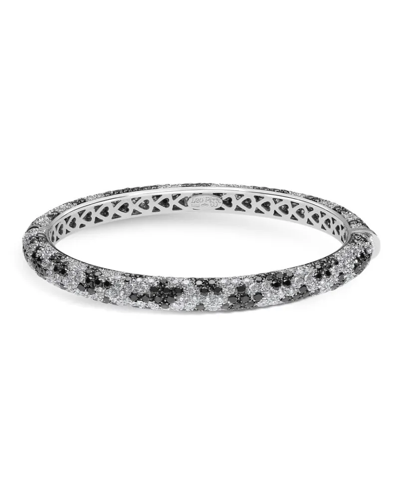 LEO PIZZO 18kt Weißgoldarmreif mit Diamanten - Silber Silber