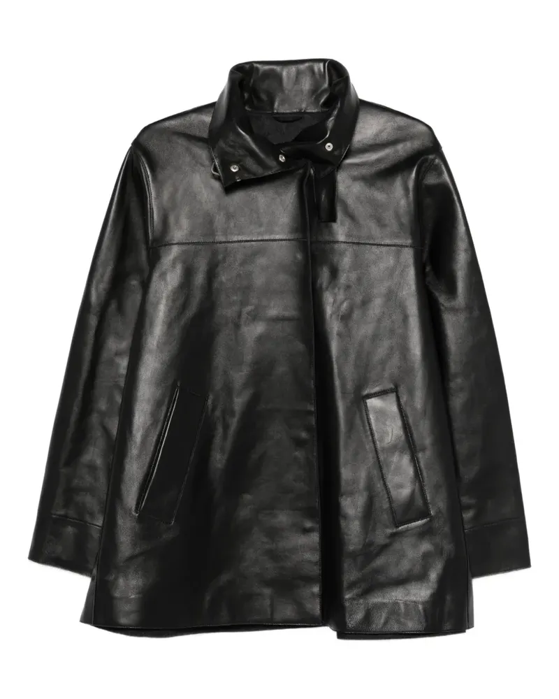 Arma Ashley leather jacket - Schwarz Schwarz