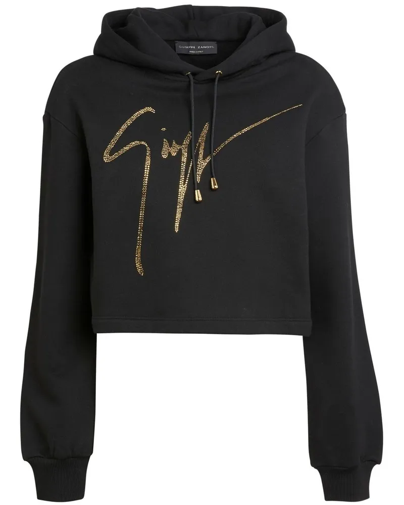 Giuseppe Zanotti Mailena Hoodie - Schwarz Schwarz