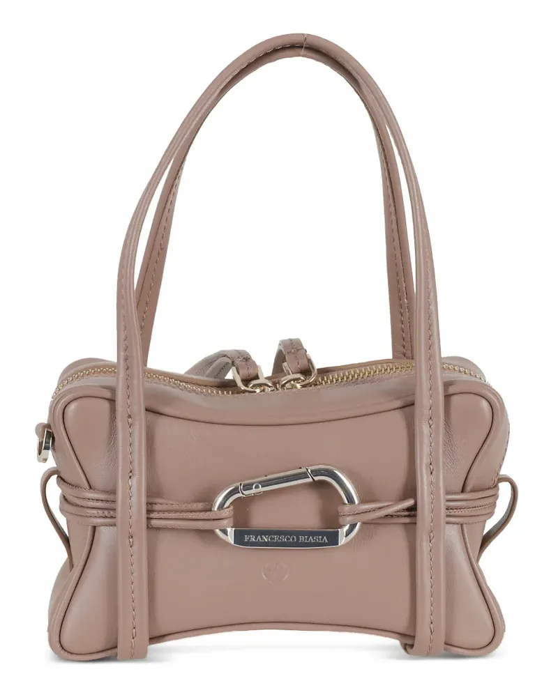 Francesco Biasia Mini Edwige 4Ever Tote Bag mit Karabiner - Nude Nude