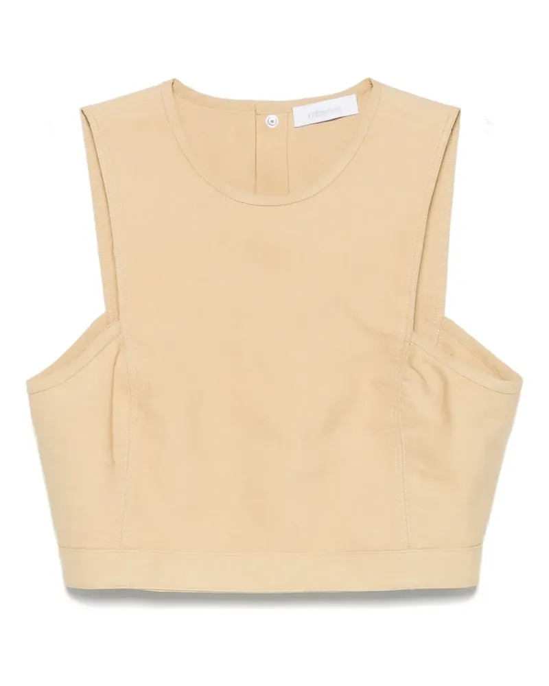 Paco Rabanne Weste aus Twill - Nude Nude