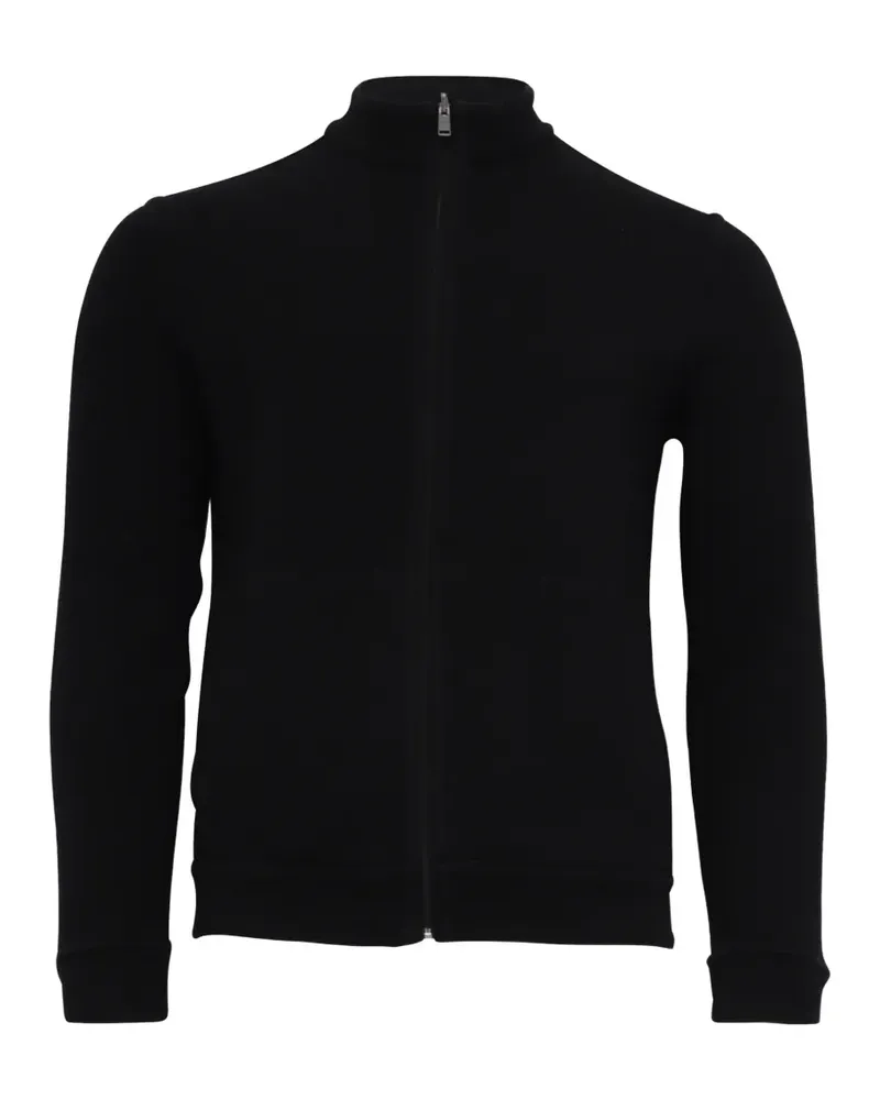 HUGO BOSS 2020s Shepherd Pullover mit Reißverschluss - Schwarz Schwarz