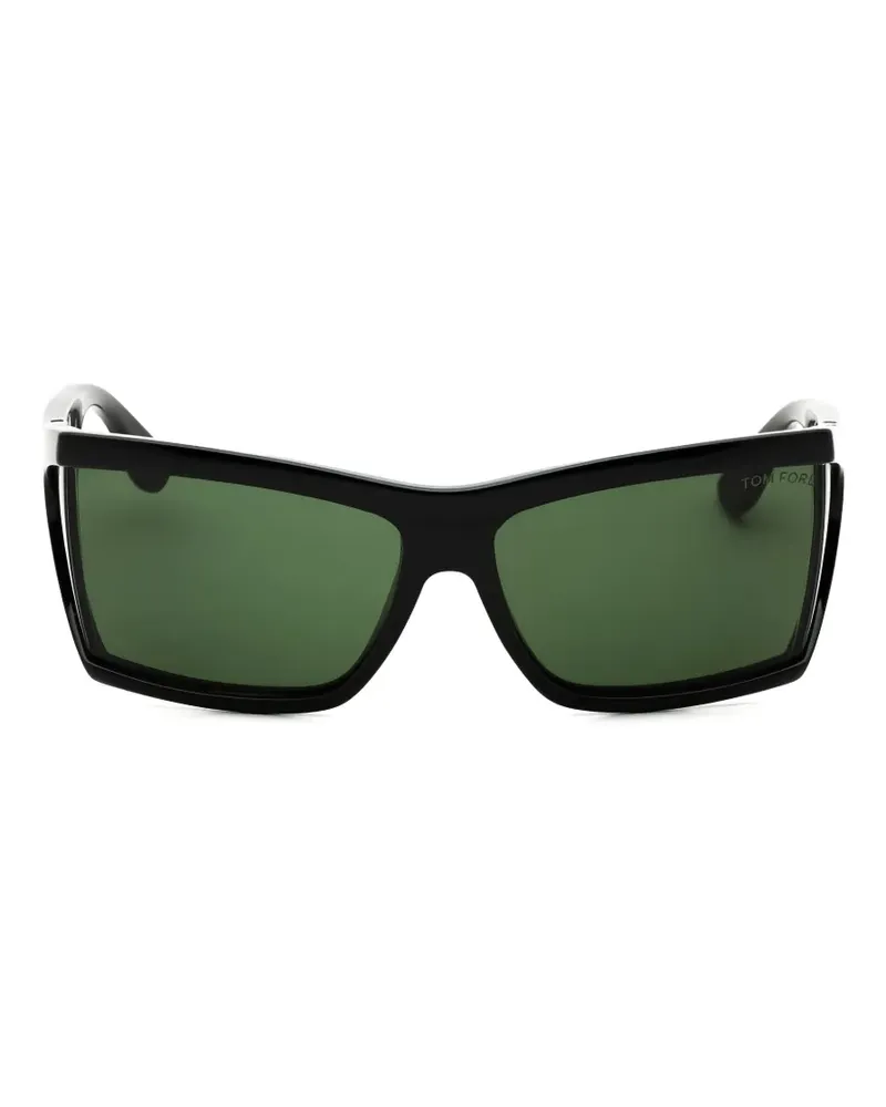 Tom Ford rectangle-frame sunglasses - Schwarz Schwarz