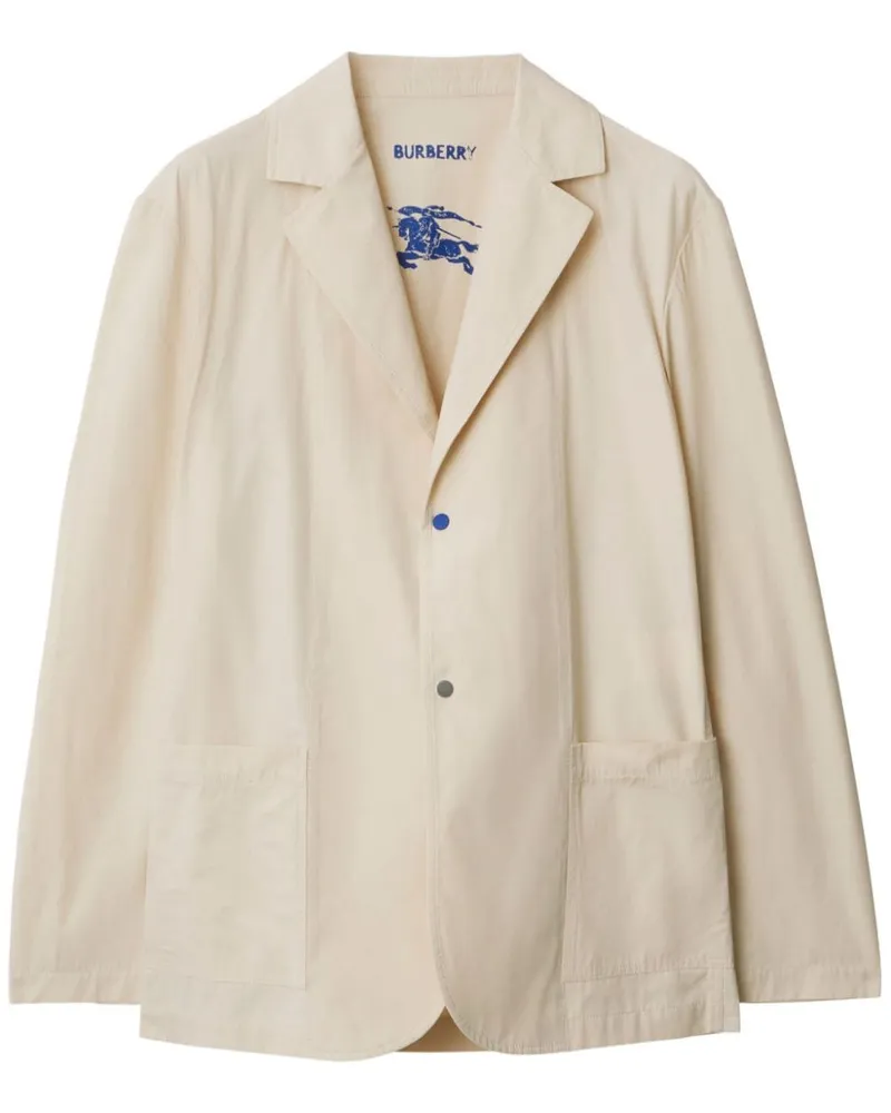 Burberry Einreihiges Sakko mit fallendem Revers - Nude Nude