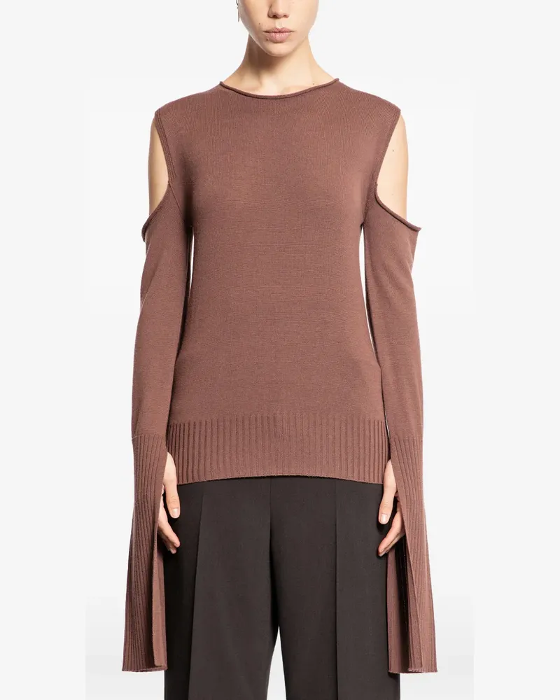 Rick Owens Porterville cutout sweater - Braun Braun