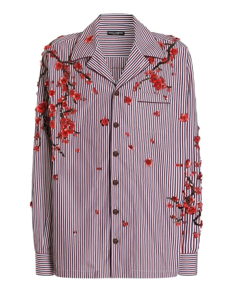 Dolce & Gabbana Vanity Hemd mit Stickerei - Weiß Weiß