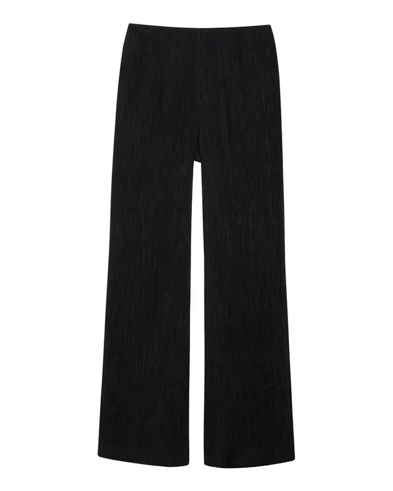 Anine Bing Aden crinkled trousers - Schwarz Schwarz