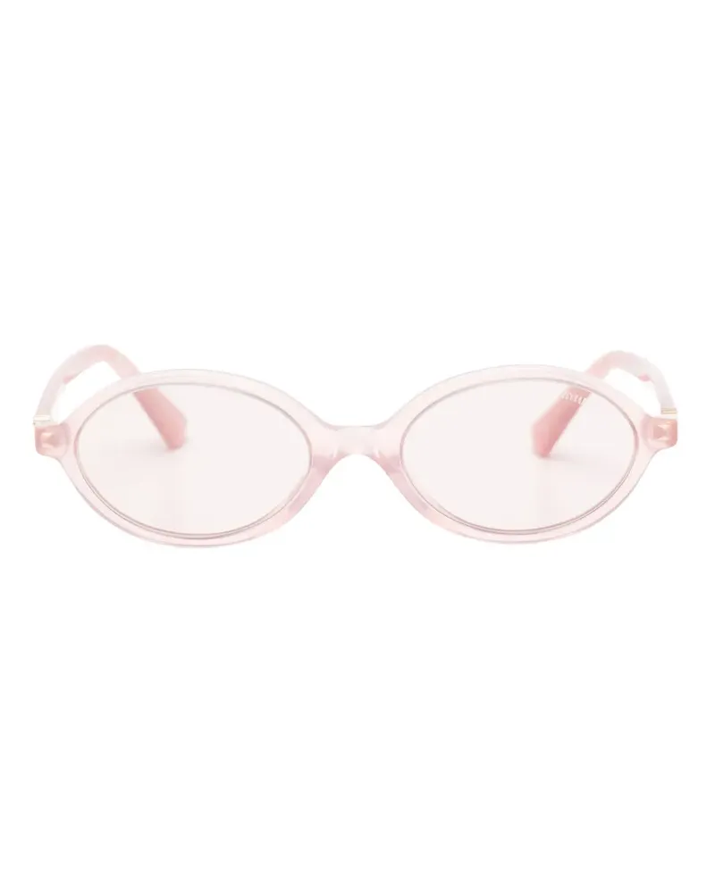 Miu Miu oval-frame sunglasses - Rosa Rosa