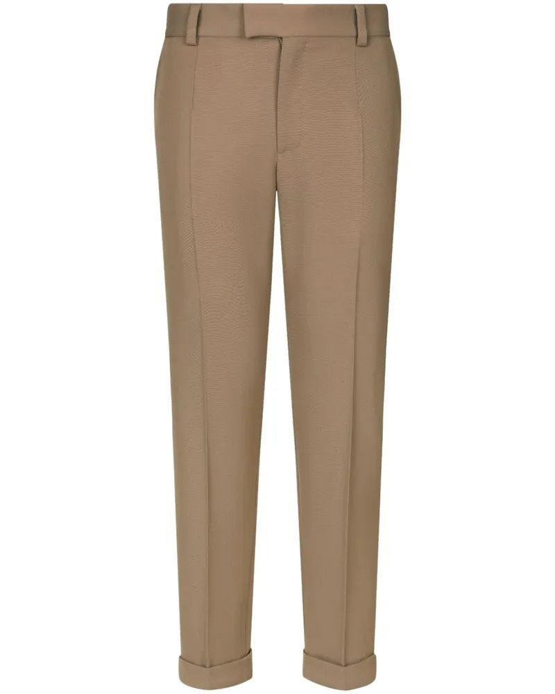 Dolce & Gabbana Tapered-Hose mit Bügelfalten - Nude Nude