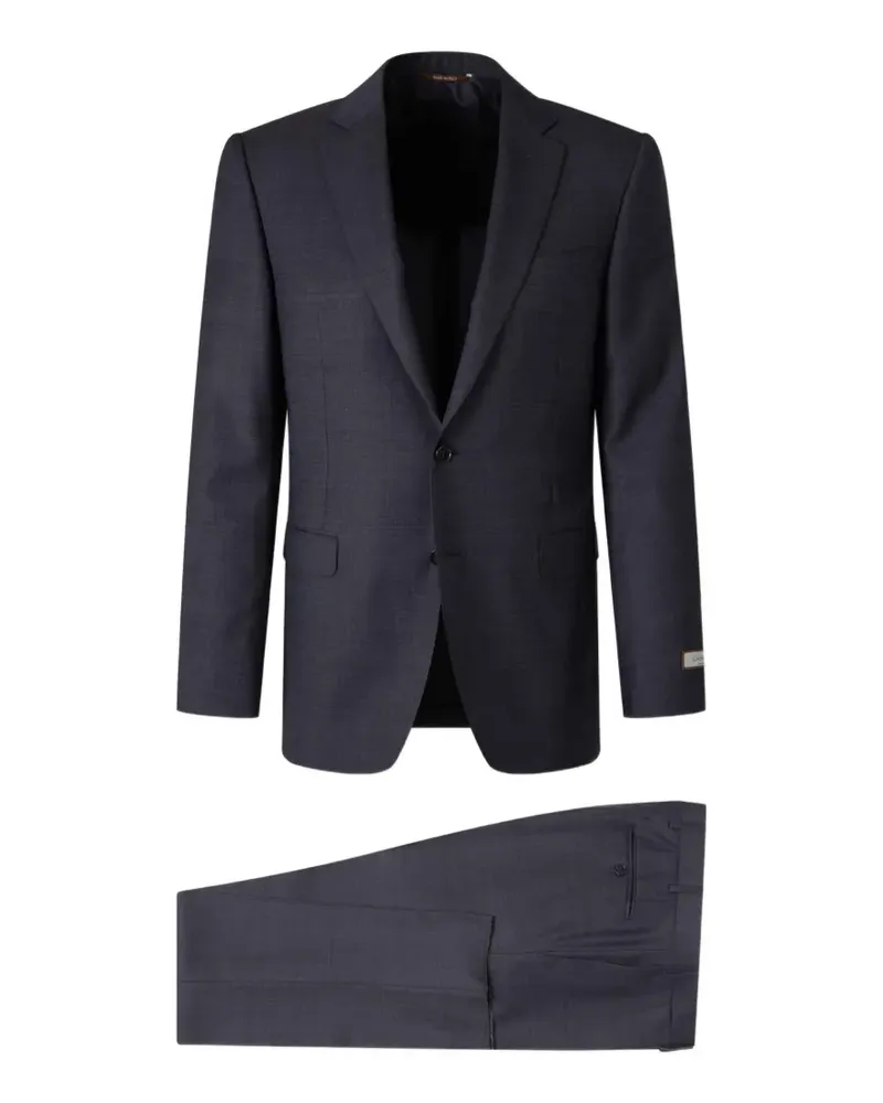 Canali button-fastening flap-pocket suit - Grau Grau