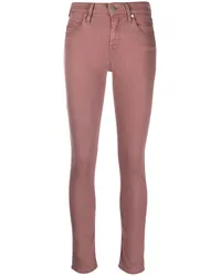 Jacob Cohën Halbhohe Skinny-Jeans Rosa