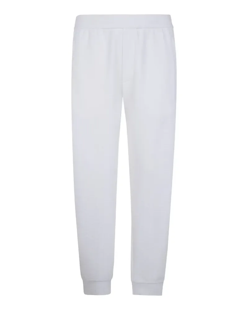 Emporio Armani elasticated-waistband track pants - Weiß Weiß
