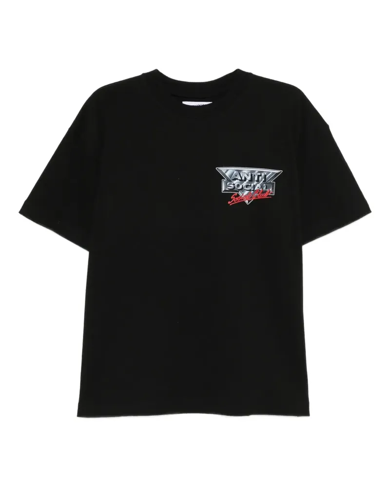 Anti Social Social Club Snow Cat T-shirt - Schwarz Schwarz