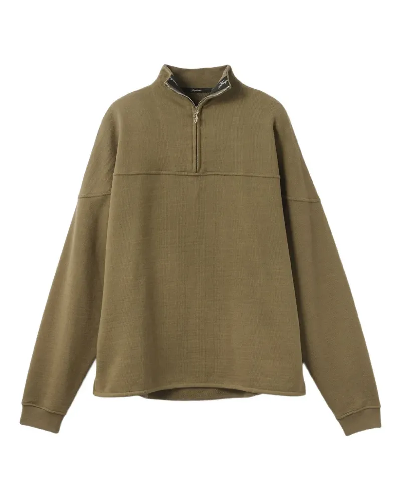 Jacquemus Sweatshirt mit Stehkragen - Grün Grün