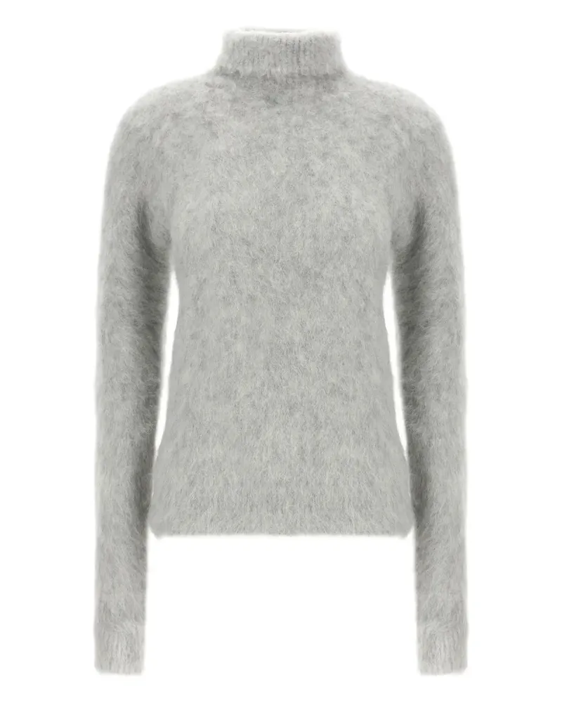 SPORTMAX Pullover mit Stehkragen - Grau Grau