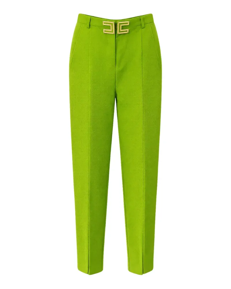 Elisabetta Franchi buckle trousers - Grün Grün