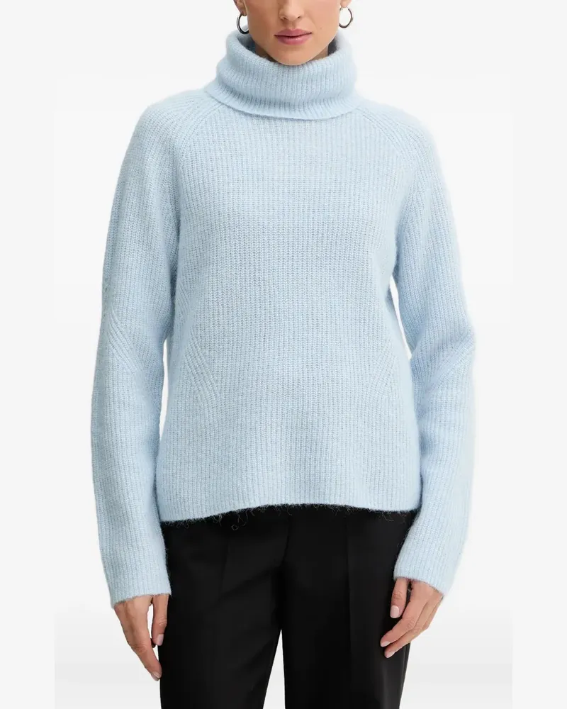 HUGO BOSS Pullover mit Rollkragen - Blau Blau