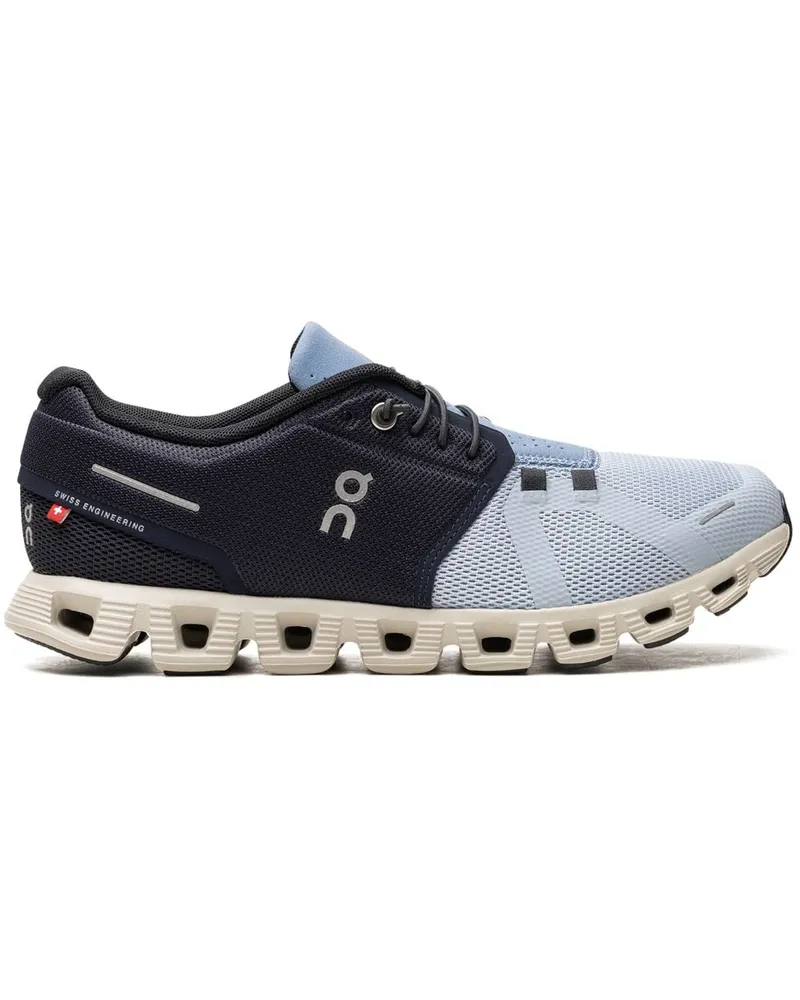 ON Cloud 5 Midnight Chambray Sneakers - Blau Blau