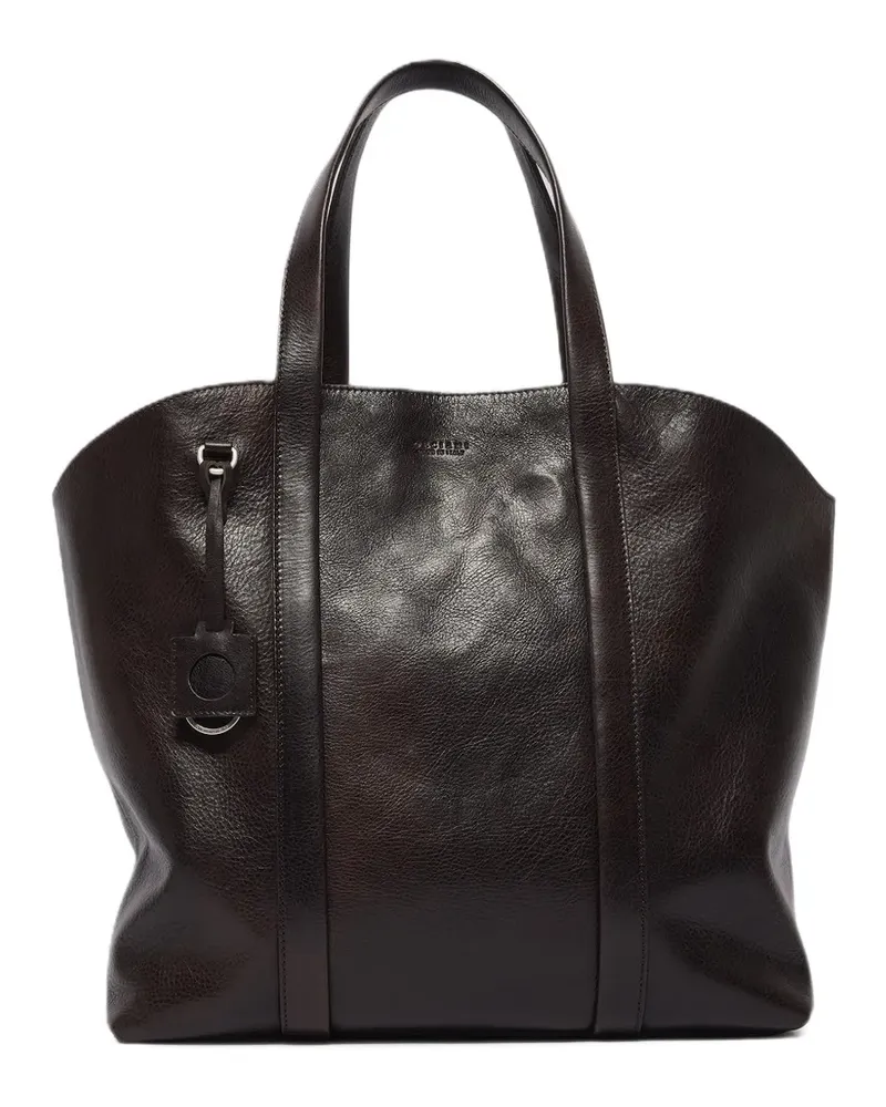 Orciani Off Duty Lagoon Tote Bag aus Leder - Braun Braun