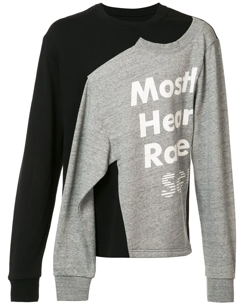 Mostly Heard Rarely Seen Sweatshirt mit Logo-Print - Schwarz Schwarz
