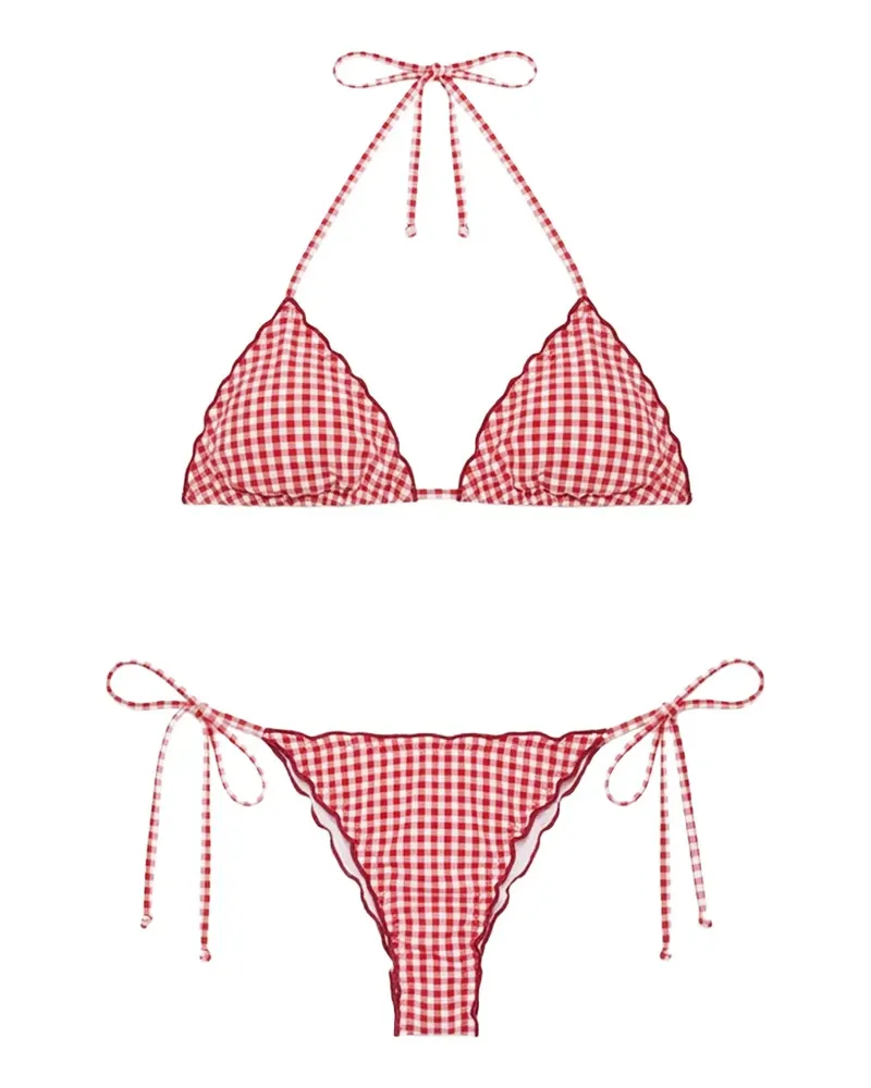 MC2 Saint Barth Sagitami vichy pattern bikini - Rot Rot