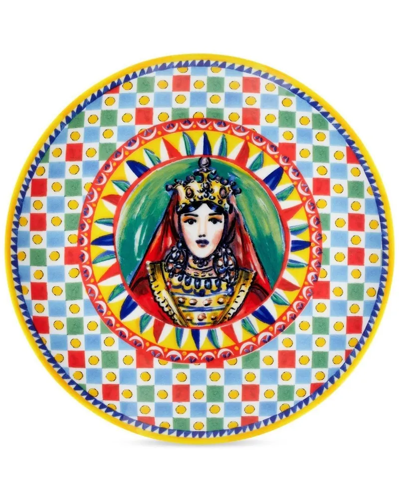 Dolce & Gabbana Porzellan-Dessertplatten (2er-Set) - Blau Blau