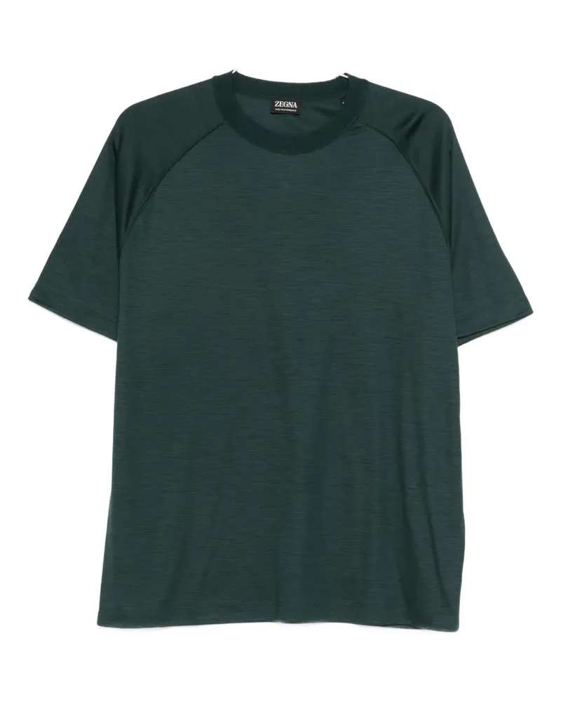 Ermenegildo Zegna T-Shirt mit Raglanärmeln - Grün Grün