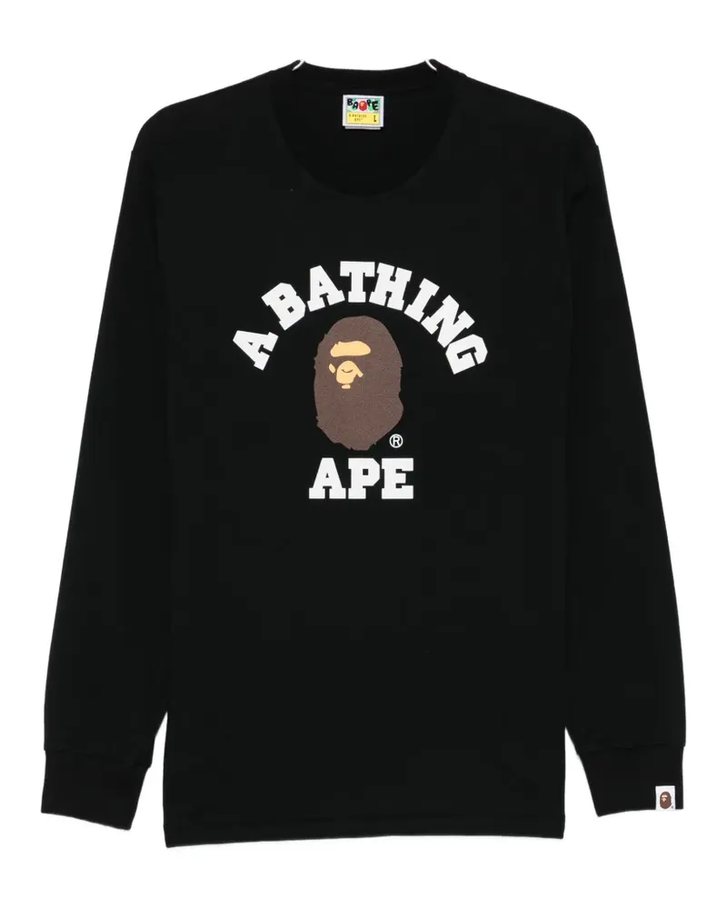 BAPE long-sleeve sweatshirt - Schwarz Schwarz