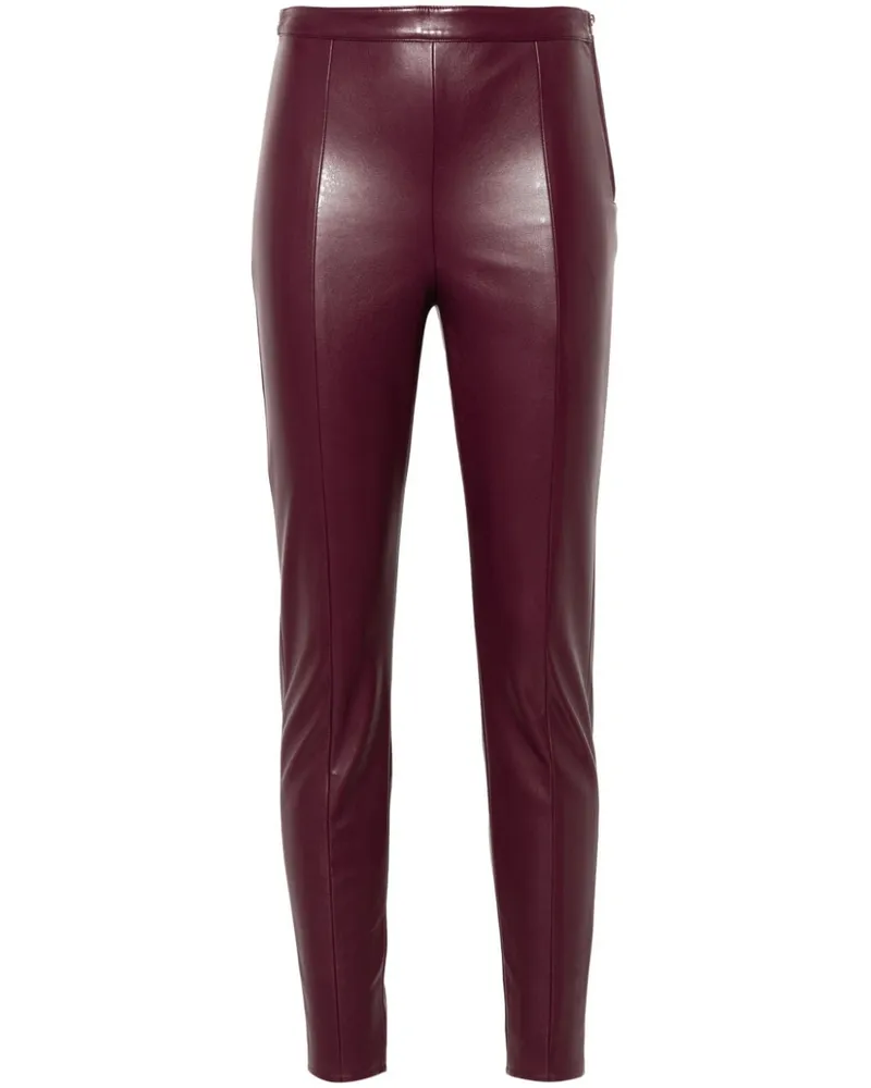 Patrizia Pepe Leggings mit Nahtdetail Violett