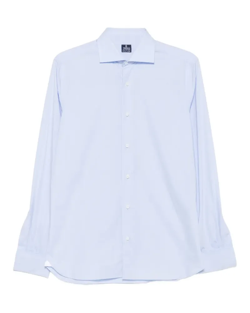 Truzzi Hemd mit Eton-Kragen - Blau Blau
