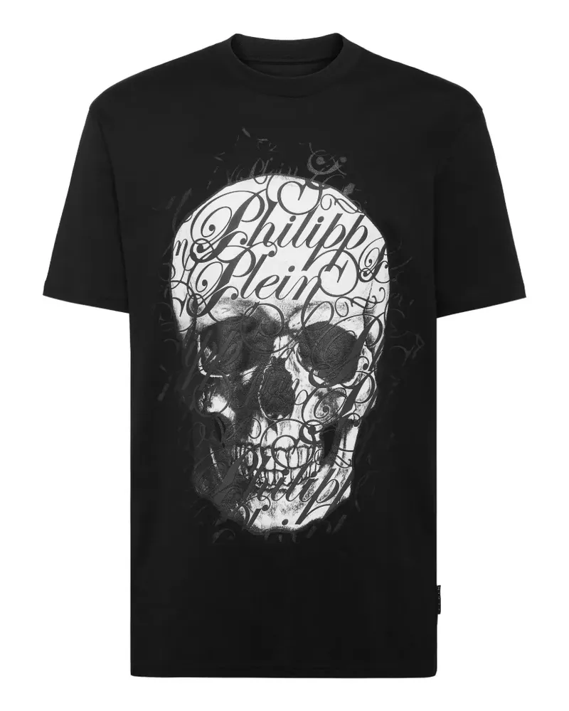 Philipp Plein Coursive T-Shirt - Schwarz Schwarz