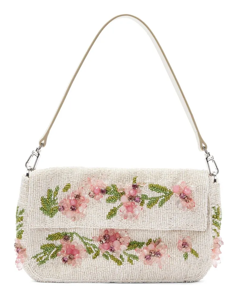 STAUD Timmy Schultertasche - Weiß Weiß