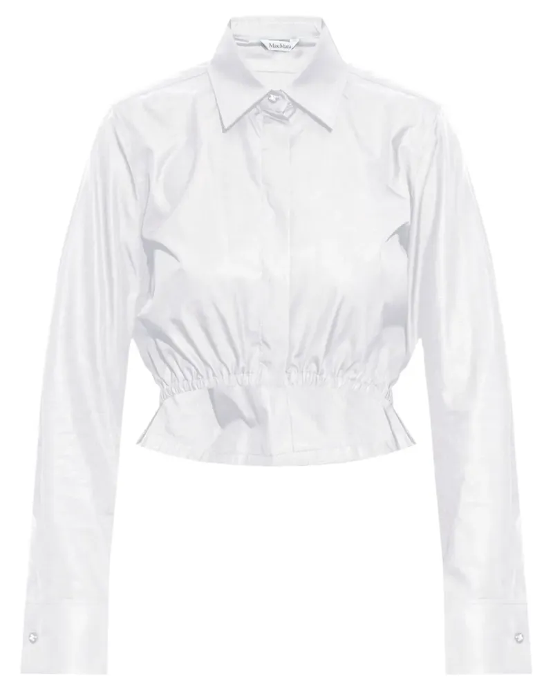 Max Mara Klassisches Hemd - Weiß Weiß