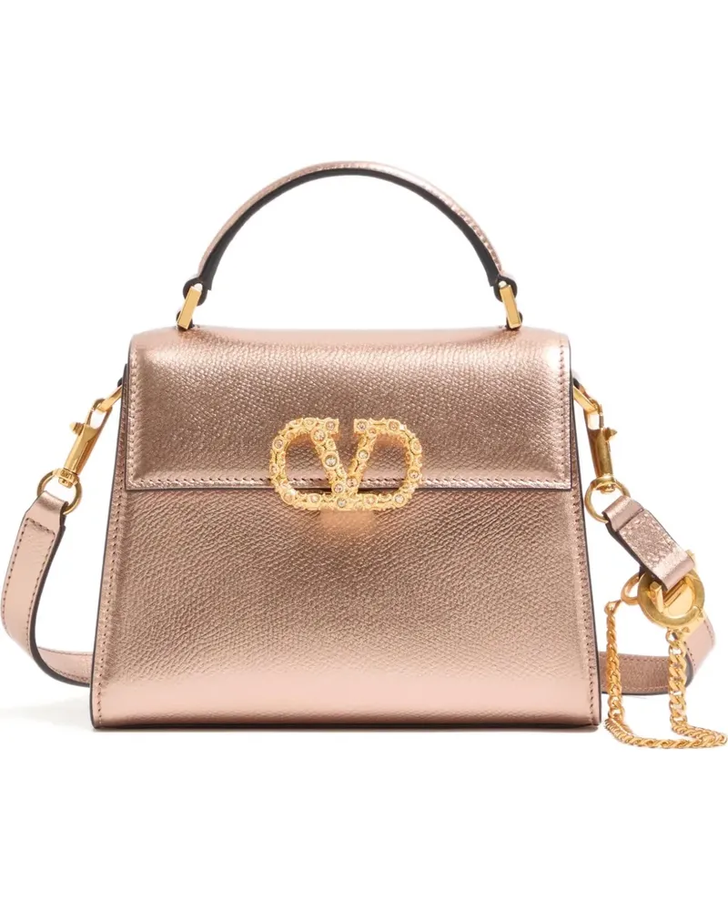 Valentino Garavani mini Vsling leather tote bag - Rosa Rosa