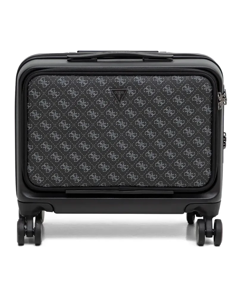 Guess Koffer mit Monogrammmuster - Schwarz Schwarz