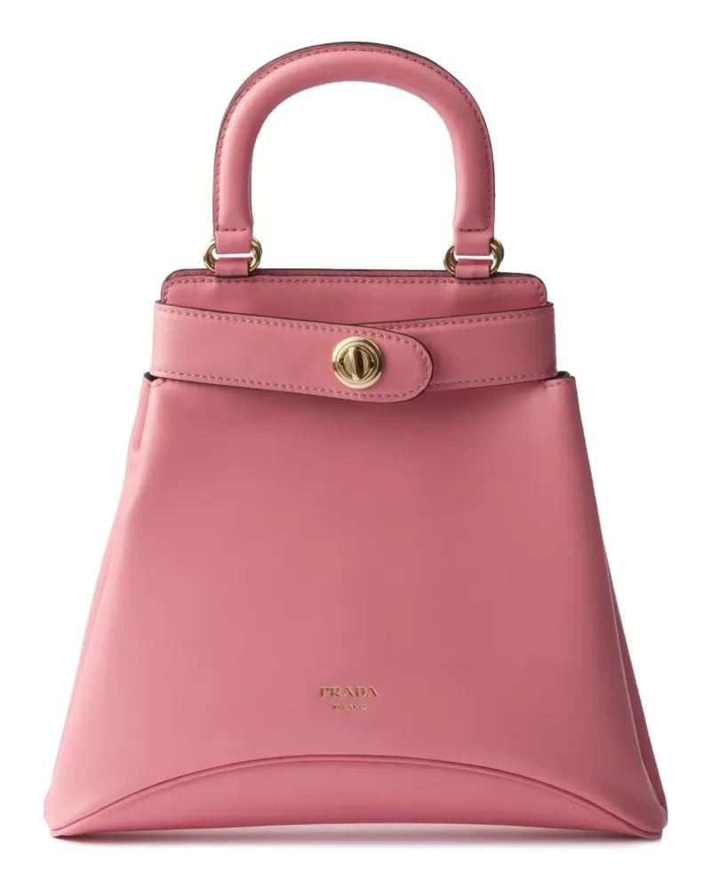 Prada Shopper mit Logo-Stempel - Rosa Rosa